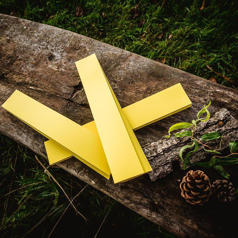 Yellow Paper strips pack