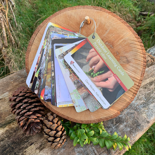 Outdoor Learning Cards - Portable Ideas - Cooking