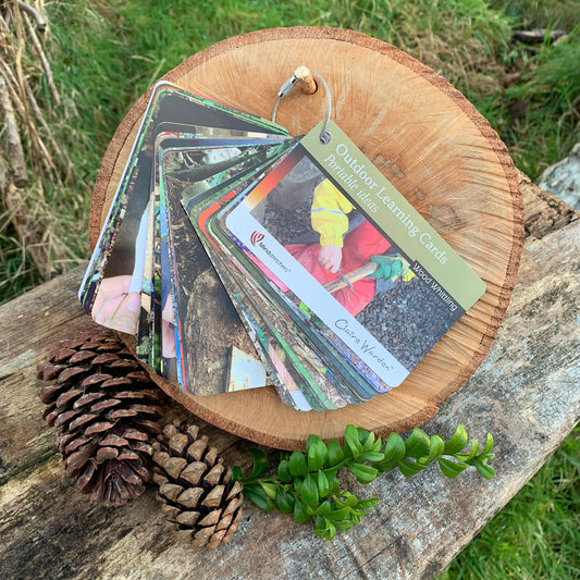 Outdoor Learning Cards - Portable Ideas - Wood Whittling