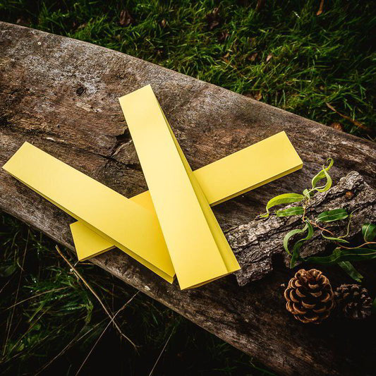 Yellow Paper strips pack